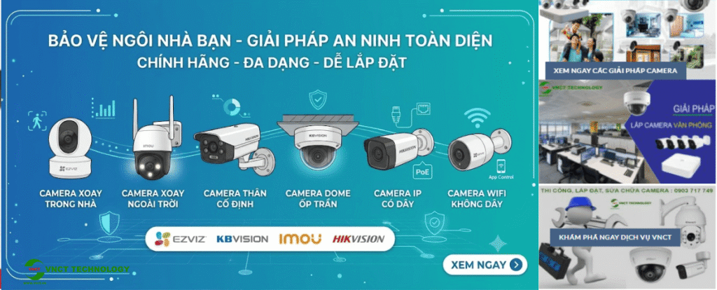 lap camera tan noi